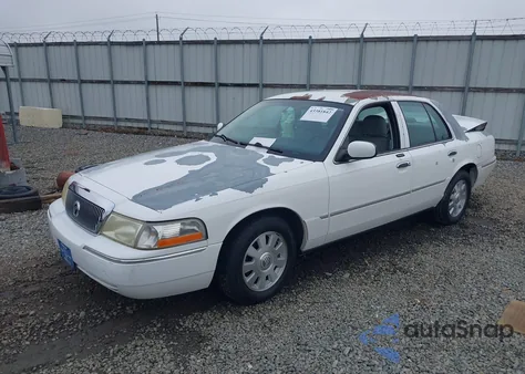 2004 Mercury Grand Marquis Ls z USA, uszkodzony, nr VIN 2MEFM75W14X601332